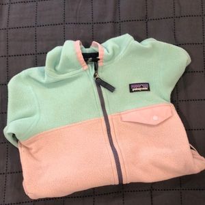 Girls Patagonia Snap T Zipper Jacket. Fleece.